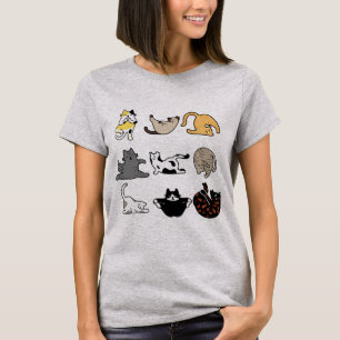 Yoga Cat Posen T-Shirt