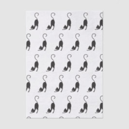 Yoga cat seidenpapier