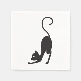 Yoga cat serviette