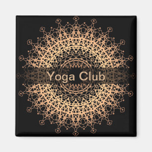 Yoga Center, Yoga, Sport, Mandala Magnet