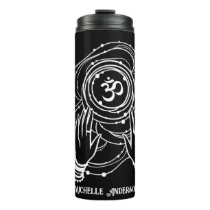 Yoga Chakra Crown Mantra Thermal Tumbler Thermosbecher