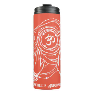 Yoga Chakra Crown Mantra Thermal Tumbler Thermosbecher