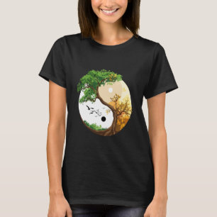 Yoga Chakra Lebensbaum Hatha Runzeliger Flusspferd T-Shirt