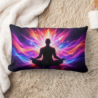 Yoga Chakra Meditation Cushion Colorful Art Lendenkissen