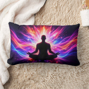 Yoga Chakra Meditationskissen Bunte Kunst Lendenkissen
