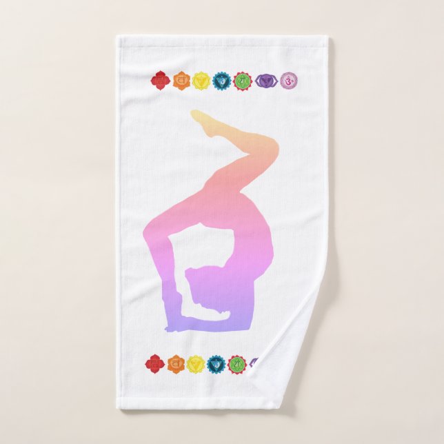 Yoga Chakras Badhandtuch Set (Handtuch)