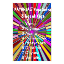 YOGA Checkliste : 8 Schritte PATANJALI SUTRA