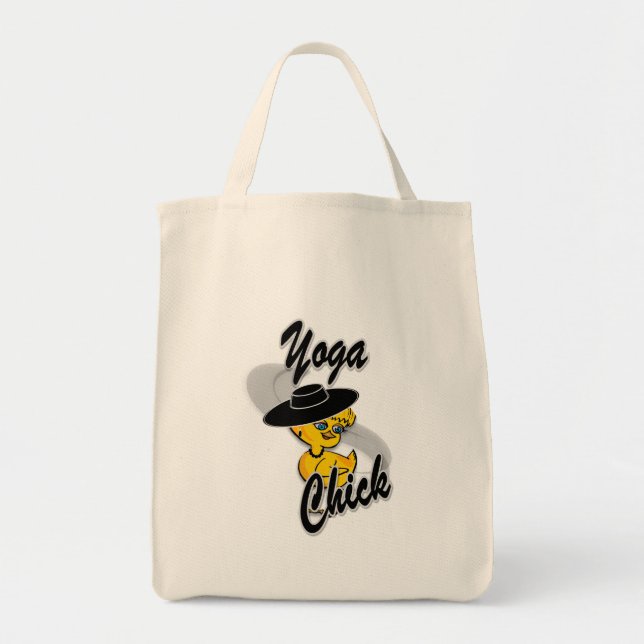 Yoga Chick #4 Tragetasche (Vorne)