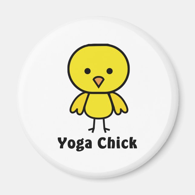 Yoga Chick Magnet (Vorne)