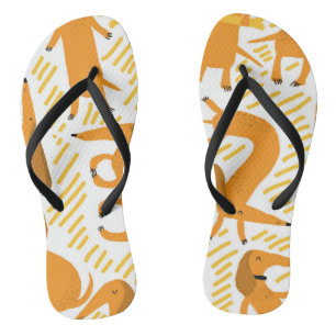 Yoga Dawg Dackel Drehe Flop Beach Sandals Flip Flops