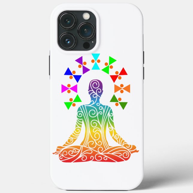 Yoga Day Grafik Art Case-Mate iPhone Hülle (Rückseite)
