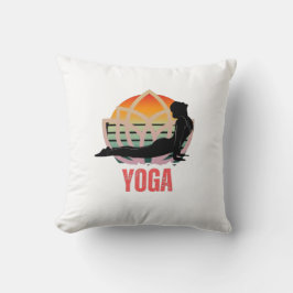 Yoga: Den Fluss verkraften Kissen