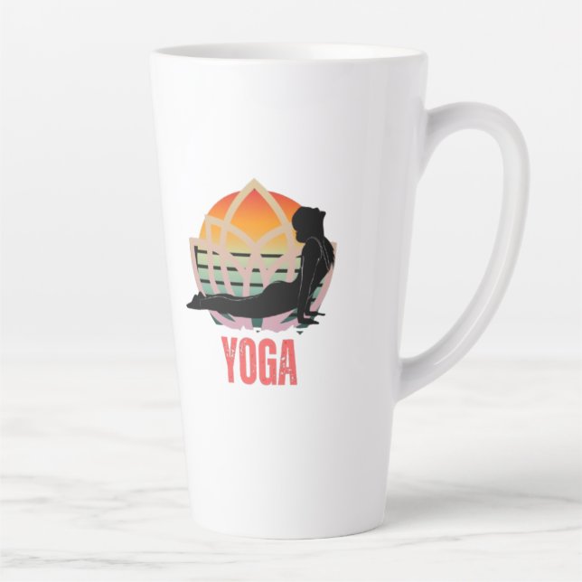 Yoga: Den Fluss verkraften Milchtasse (Rechts)