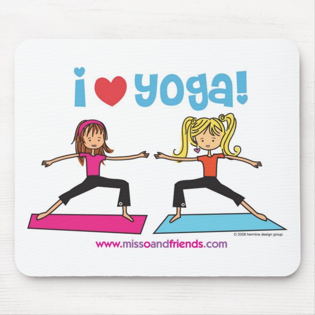 Yoga der Liebe I Mousepad (Vorne)