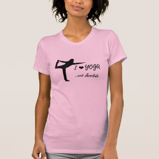 Yoga der Liebe I und Schokoladen-T - Shirt