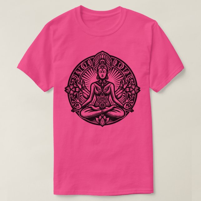Yoga-Design 1 T-Shirt (Design vorne)