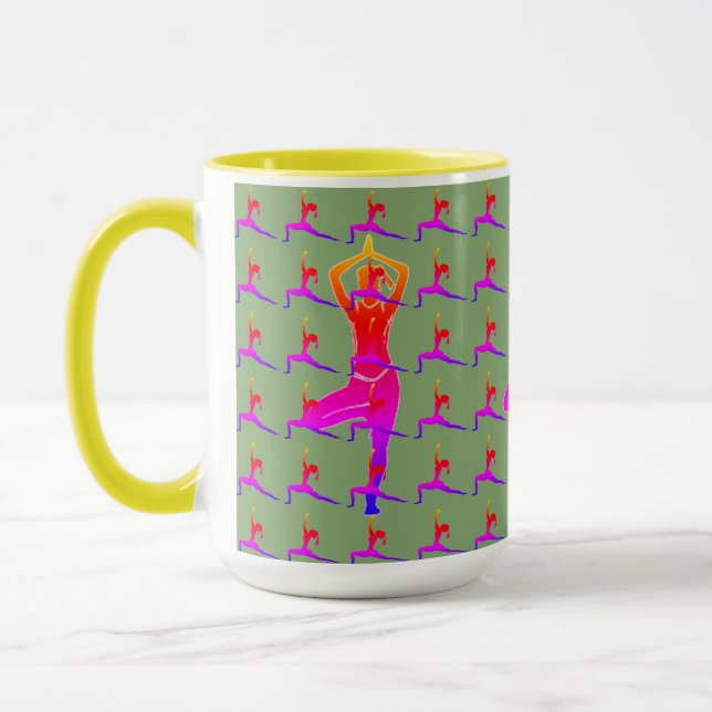 Yoga Design Kombo Kaffee Tasse/ Cup Tasse (Links)