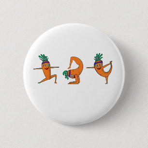 Yoga, die Karotten-Pose-Meditation Button