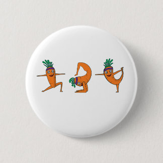 Yoga, die Karotten-Pose-Meditation Button