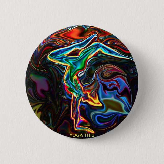 Yoga dieser Knopf Button (Vorderseite)