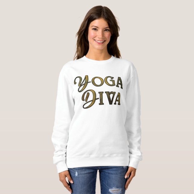 YOGA DIVA SWEATSHIRT (Vorne ganz)