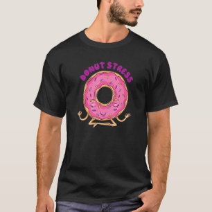 Yoga-Donut-Stress-Meditation-Sukhasana-Haltung T-Shirt