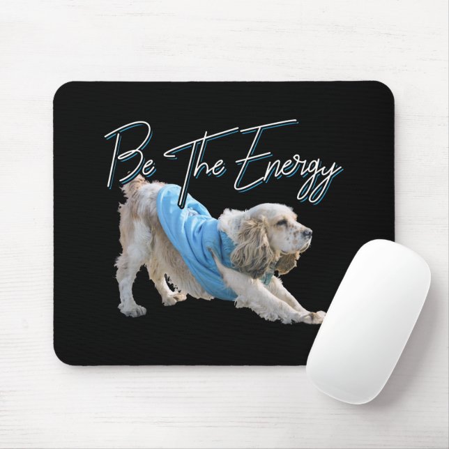 Yoga Downward Dog - Seien Sie das Energieangebot Mousepad (Mit Mouse)