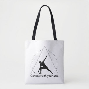 Yoga-Dreieckspose-Emblem