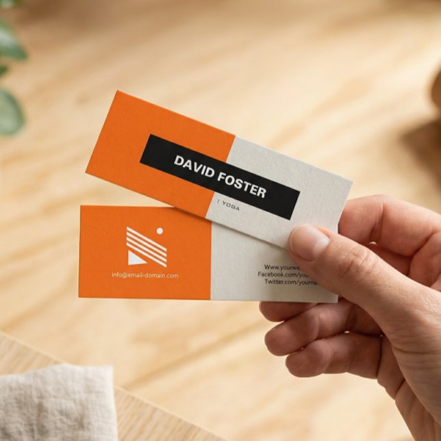 Yoga - Einfach elegant Stilvoll Mini Visitenkarte (Von Creator hochgeladen)