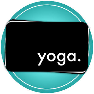 Yoga. (Farbe anpassbar) Visitenkarte