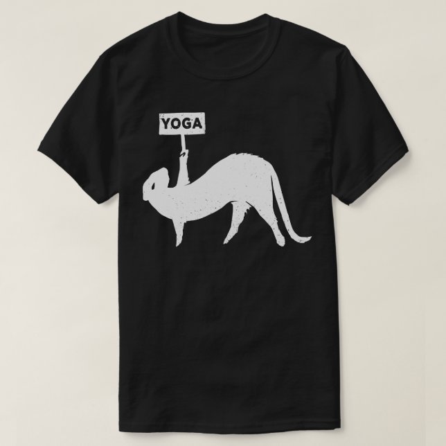 Yoga Ferret T-Shirt (Design vorne)