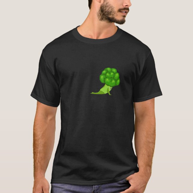 Yoga Fitness Instructor Broccoli Gemüsegarten Baue T-Shirt (Vorderseite)