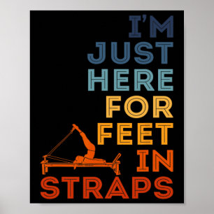 Yoga Fitness Pilates Übungsleiterin Gym Workout Poster