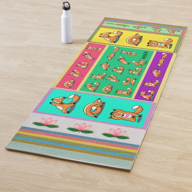 Yoga Fox - Siehe Back - Yoga Mat Yogamatte (Beispiel)