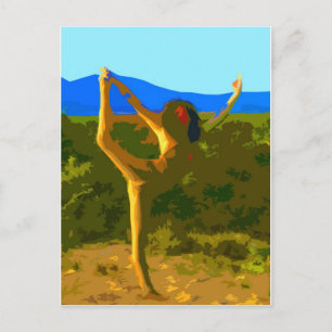 Yoga Freedom Postkarte