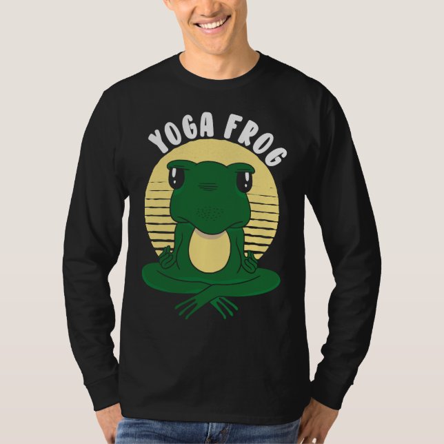 Yoga Frog 81 T-Shirt (Vorderseite)