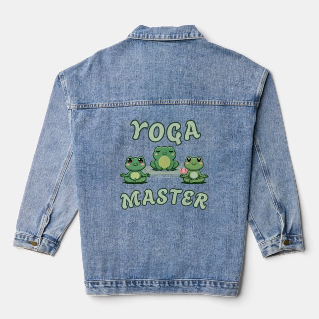 Yoga Frogs Yoga Master Jeansjacke (Rückseite)