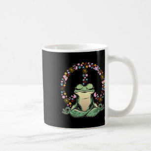 Yoga-Frosch Namaste Meditation Yoga-Position Frosc Kaffeetasse