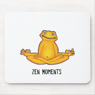 Yoga-Frosch - Zen-Momente Mousepad