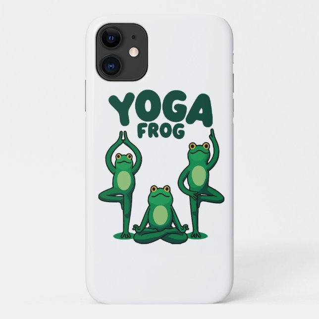 Yoga Frösche Case-Mate iPhone Hülle (Rückseite)