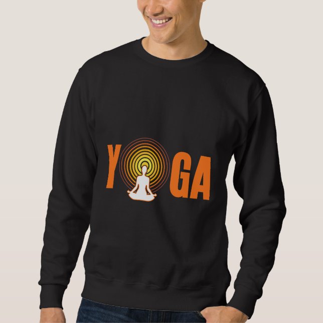 Yoga für Body Chakras Sweatshirt (Vorderseite)