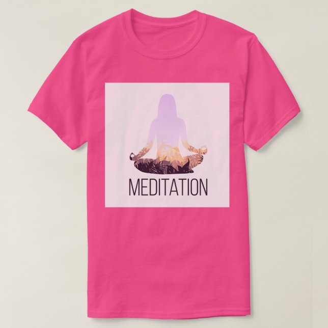 Yoga für Frieden T-Shirt (Design vorne)