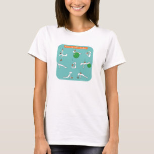 Yoga für Kaffeeliebhaber T-Shirt