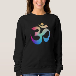 Yoga für Männer und Frauen Om Om-Symbol Sweatshirt