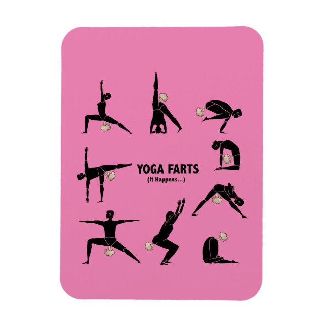 Yoga-Furzen Magnet (Vertikal)
