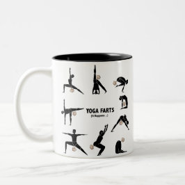 Yoga-Furzen Zweifarbige Tasse