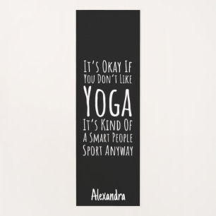 Yoga-Gag-Geschenke Lustiger Humor Geburtstag Neuhe Yogamatte