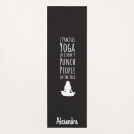 Yoga Gag Gifts Novelty Custom Personalized Funny  Yogamatte
