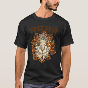Yoga Gansha Namaste Sanskrit Namaste Mediation T-Shirt