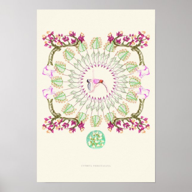 Yoga Garden III Poster (Vorne)